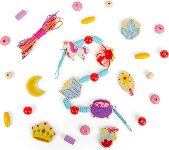 Bigjigs Toys set de perles en bois Mystical Magic