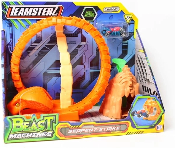 Piste serpent Teamsterz Beast Machines Serpent Strike avec voiture