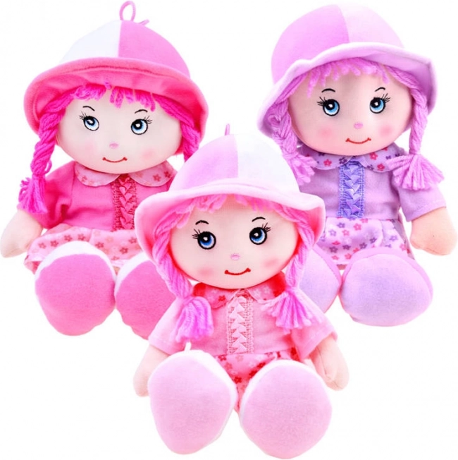 Poupée textile Zuzia avec petit chapeau 28 cm