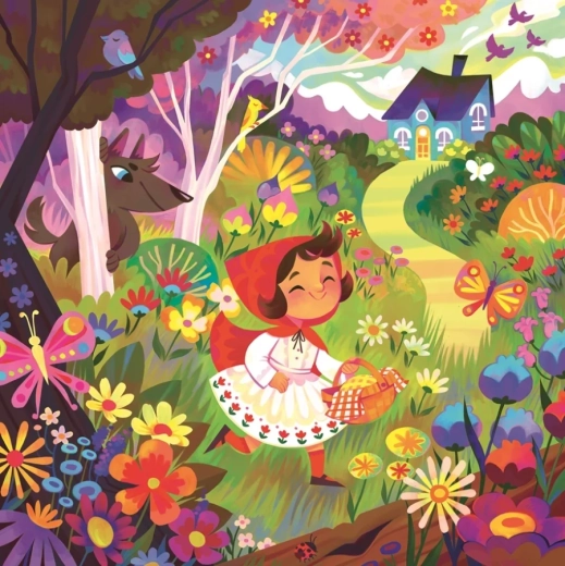 Puzzle Ravensburger Le Petit Chaperon rouge – 64 pièces