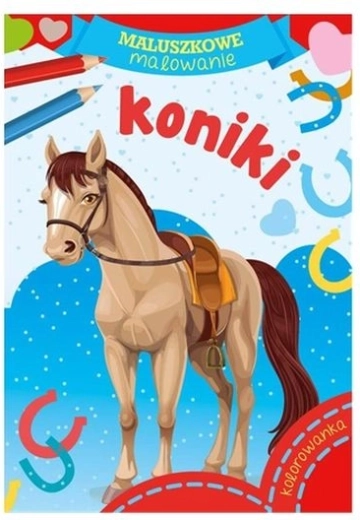 Coloriage pour les tout-petits : chevaux