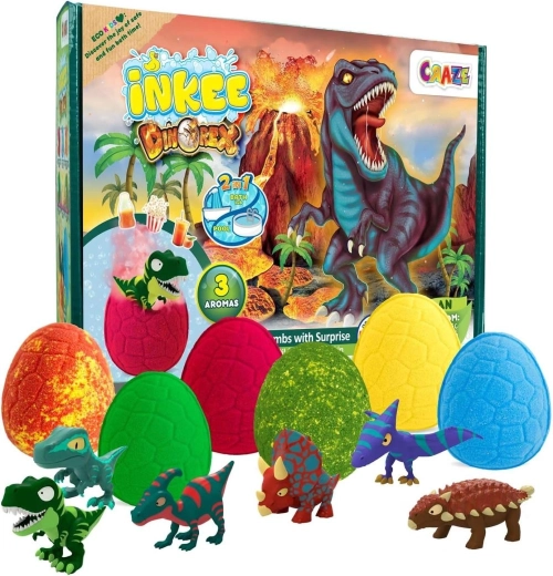 Coffret cadeau de bain INKEE Dino