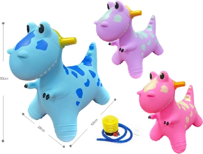 Dinosaure sauteur pour enfants avec pompe
