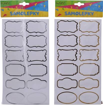 Autocollants 14×25,5 cm pour pots à épices, étiquettes, cadre