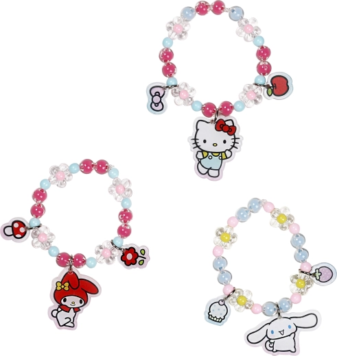 Kit créatif pour fabriquer des bracelets Hello Kitty
