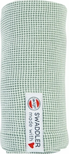 Lodger lange en tissu swaddler Ciumbelle 70 × 70 cm peppermint