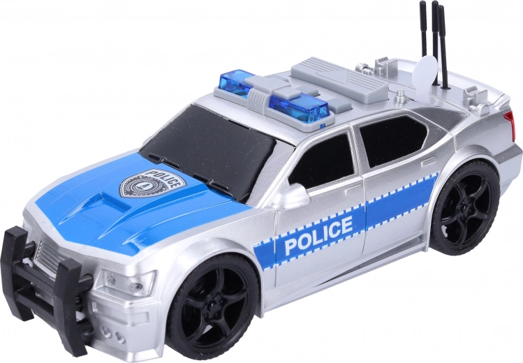 Voiture de police avec effets lumineux et sonores 19 cm
