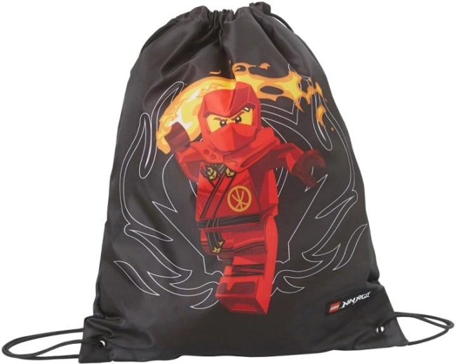 LEGO NINJAGO sac rouge pour chaussures d’intérieur