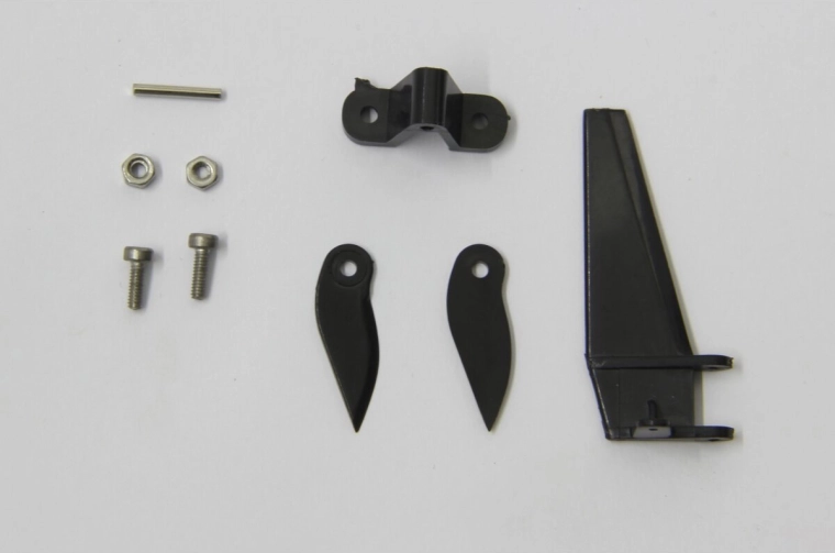 Gouvernail avec ailerons stabilisateurs latéraux pour Midget Sea
