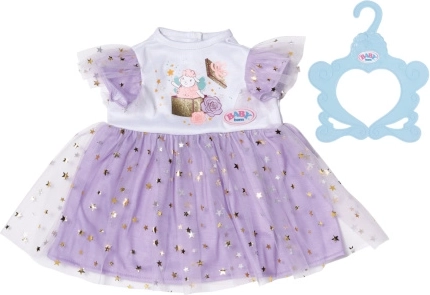 Baby born robe lila avec tutu pour poupées 43 cm
