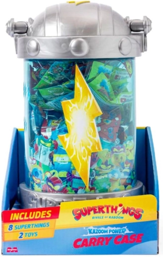SuperThings Kazoom Power étui de transport pour figurines + 8 surprises