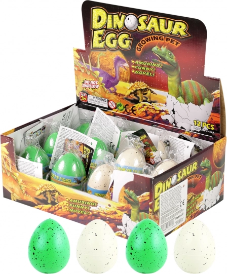 Dinosaure croissant dans l'œuf