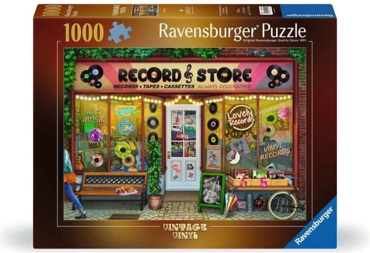 Puzzle Ravensburger Vintage Vinyl de 1000 pièces