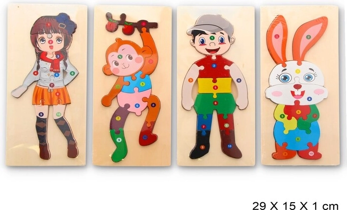 Puzzle éducatif en bois pour enfants