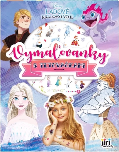 Cahier de coloriage avec tatouages pour enfants La Reine des Neiges - 1 pièce