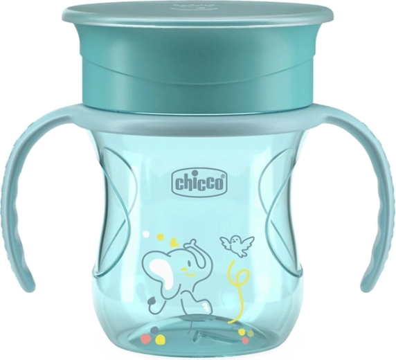 Tasse Chicco 360 Perfect X avec poignées teal 12m+