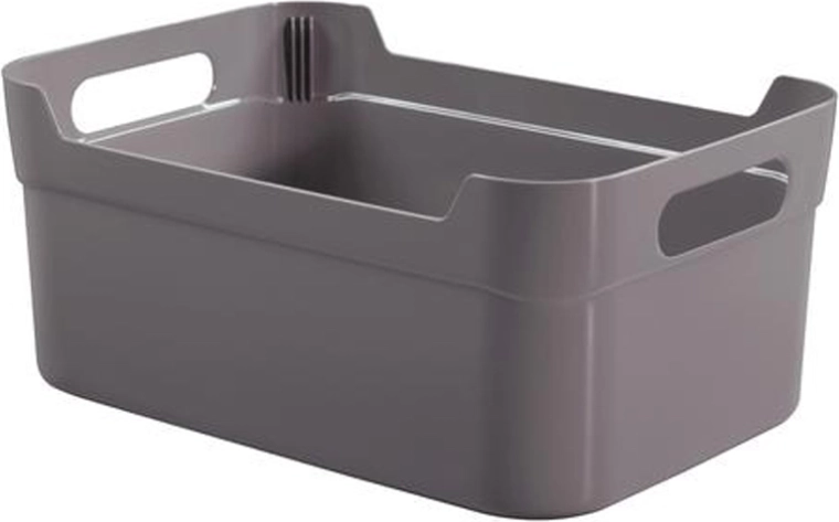 Panier de rangement en plastique HEIDRUN 24 × 17 × 10 cm, assortiment de couleurs