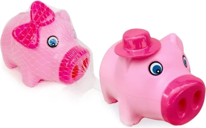 Tirelire rose en forme de cochon