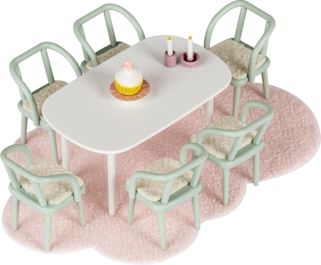 Ensemble de salle à manger pour maison de poupée Lundby