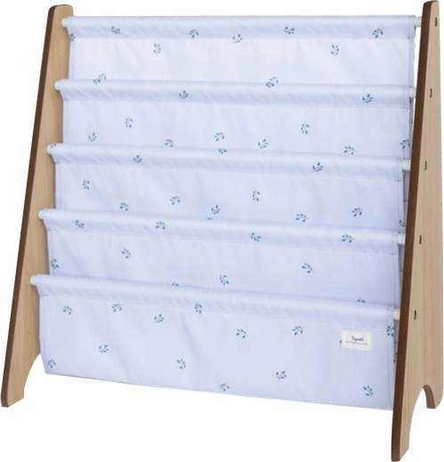 3 Sprouts porte-livres recycled blueberry/mist