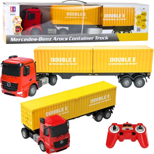 Camion RC avec conteneur MERCEDES-BENZ AROCS 1:26