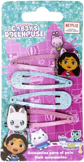 Set de barrettes pour cheveux Gabby’s Dollhouse (4 pcs)