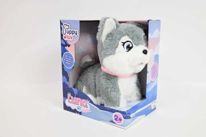 Peluche interactive TMT – chiot husky Luna