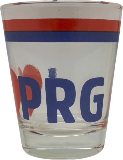 Poupée Prague cœur en verre