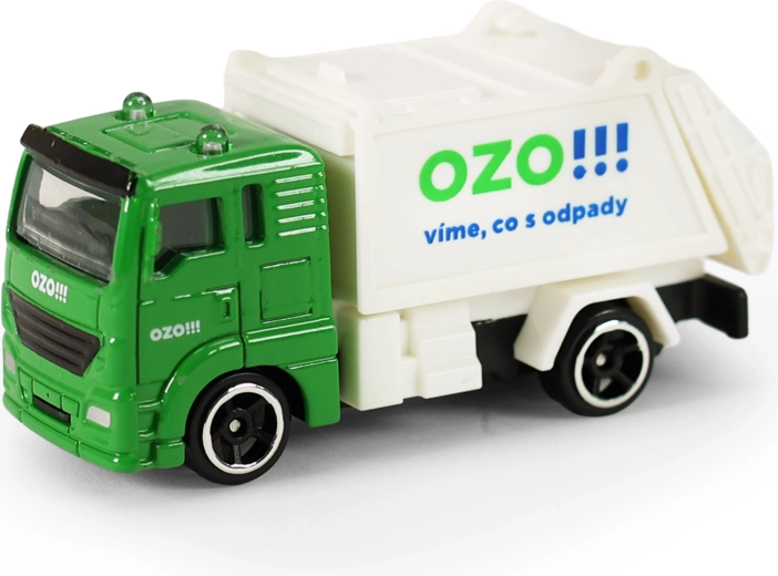Camion-benne d’ordures OZO en métal 7 cm