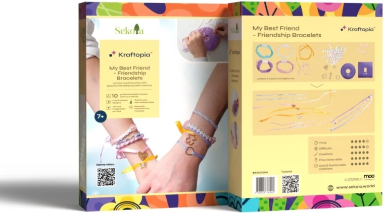 Kraftopia bracelets d’amitié – kit créatif