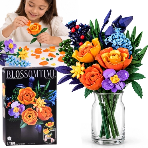 Kit de construction de fleurs épanouissantes – bouquet mobile