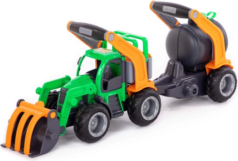 Tracteur GripTruck avec chargeur et citerne