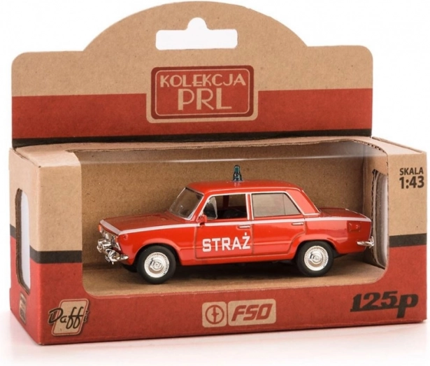 Modèle de voiture PRL FIAT 125 Straż 1:43 DIE-CAST