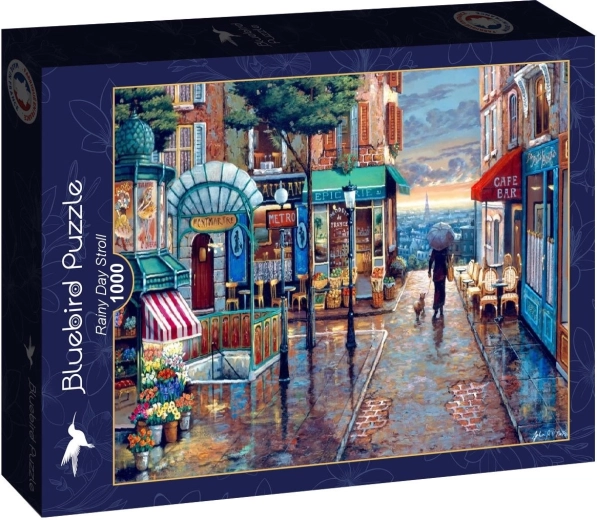 Puzzle Bluebird « Promenade par un jour de pluie » 1000 pièces