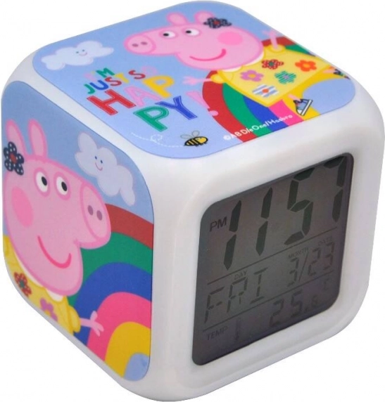 Réveil numérique Peppa Pig (cube) KiDS Licensing - 1 pièce