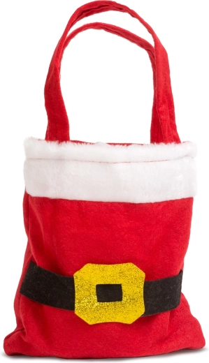 Sac cadeau textile Saint-Nicolas 30 × 20 cm