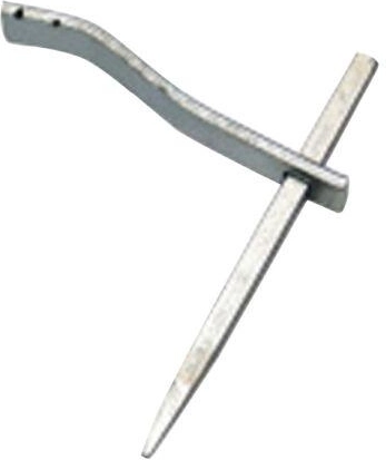 Crampon de façade galvanisé 140 mm