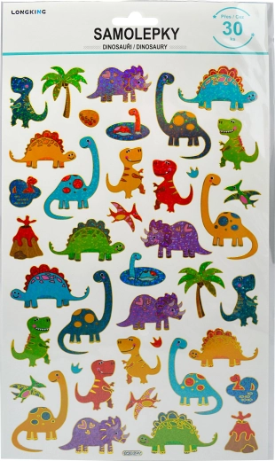 Autocollants dinosaures 30 pcs