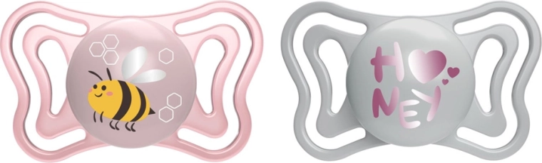Tétines en silicone Chicco Physio Light roses 2–6 mois, 2 pièces