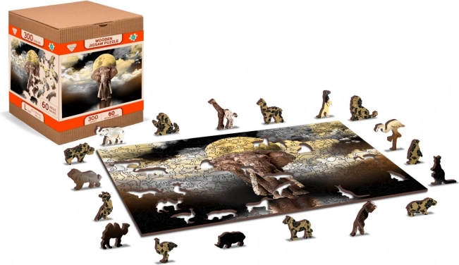Puzzle en bois Rêves d’éléphants