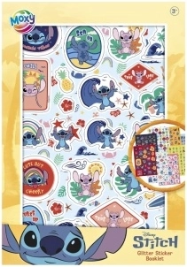 Moxy autocollants scintillants Stitch – bloc d’autocollants A5