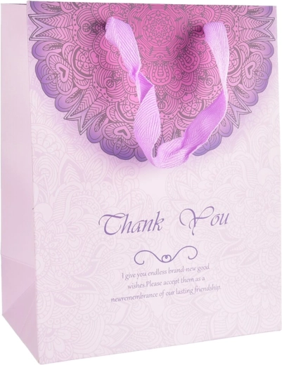 Sac cadeau Thank You 18 × 10 × 23 cm
