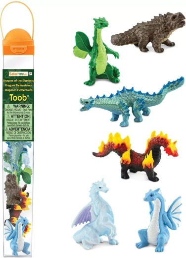 Safari Ltd. tube Dragons élémentaires