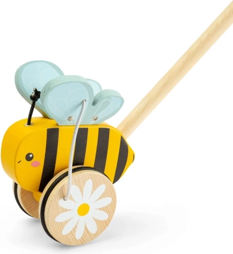 Bigjigs Toys pousseur en bois Abeille