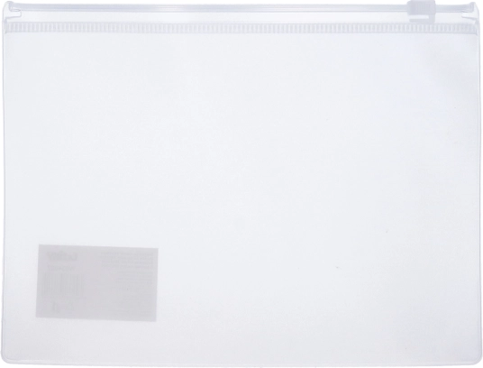 Pochette transparente avec fermeture éclair 33 x 24 cm