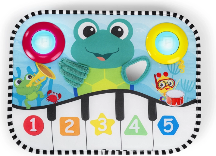 Baby Einstein tapis musical pour lit et sol 2-en-1 Neptune's Kick & Explore