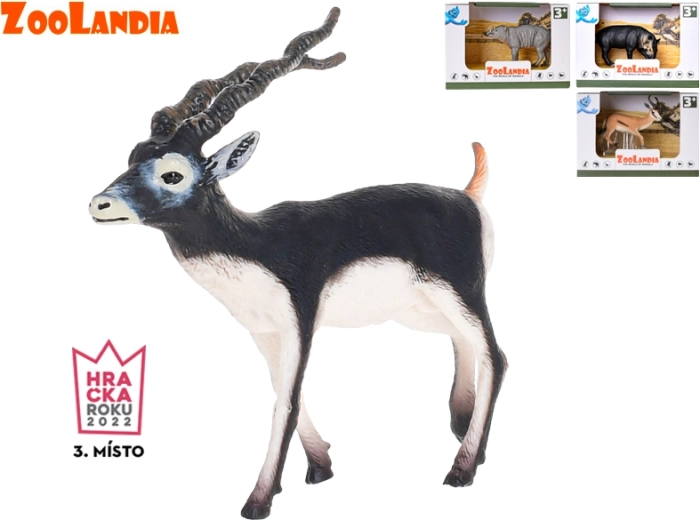 Zoolandia animal de safari – figurine en plastique (4 types)