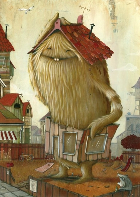 Puzzle Voisinage 1000 pièces Zozoville de HEYE