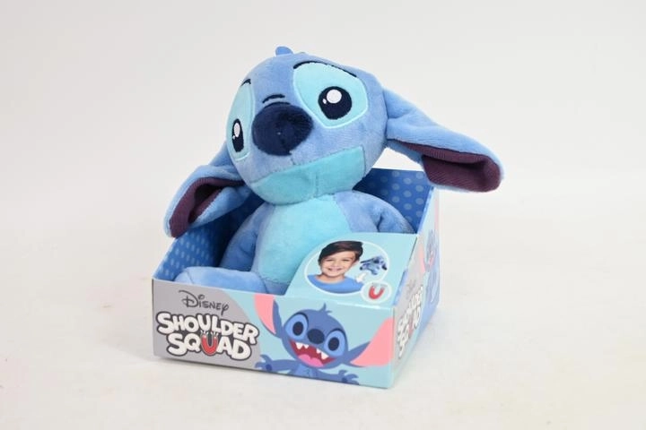 Peluche Disney Stitch à poser sur l’épaule 12 cm