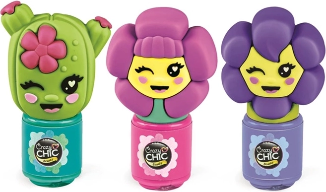 Clementoni Crazy Chic kit créatif de décoration des ongles avec applicateur floral